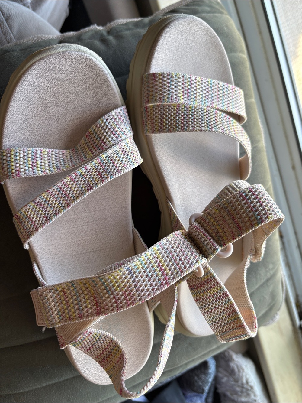 Skechers Pastel Woven Strap Women's Sandals